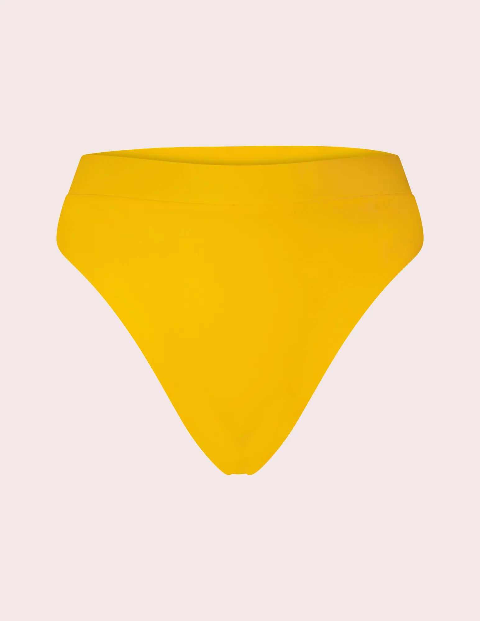 Heather High-Waisted Bottom in Mango sold by Argot Swim