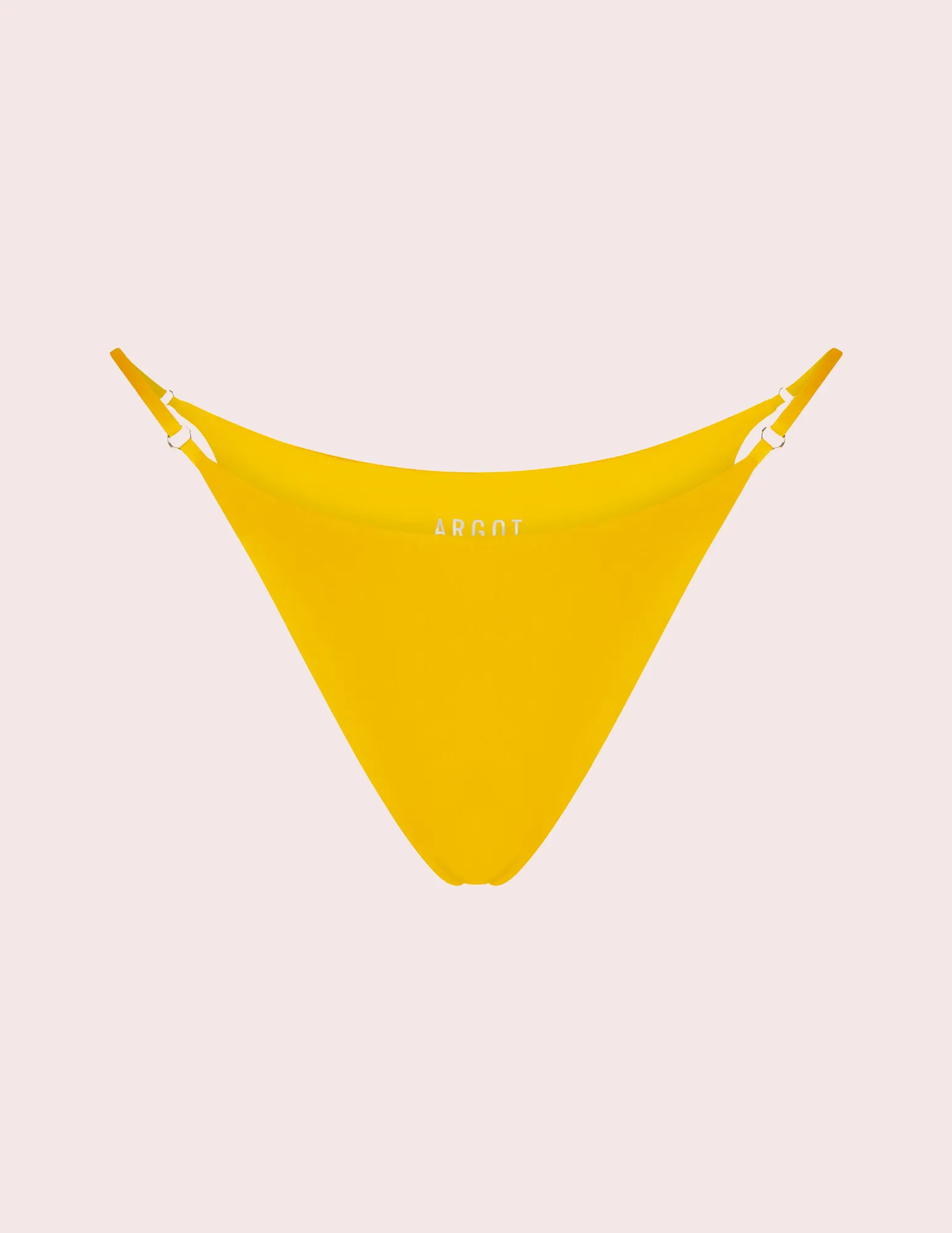 Eleanor Adjustable String Bottom in Mango sold by Argot Swim