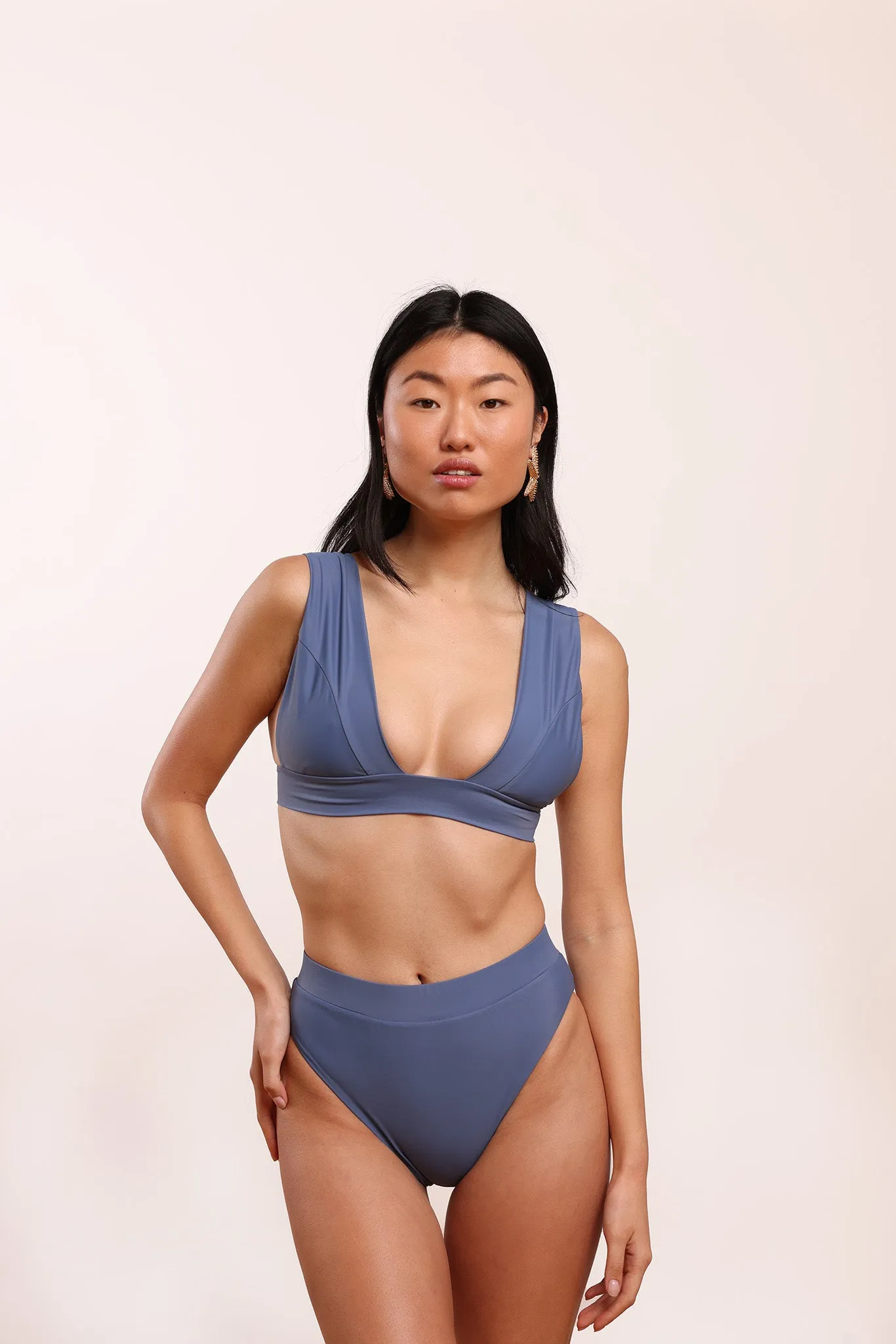 Paola U-Plunge Top sold by Argot Swim