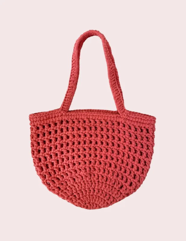 Circle Tote - Cherry sold by Argot Swim