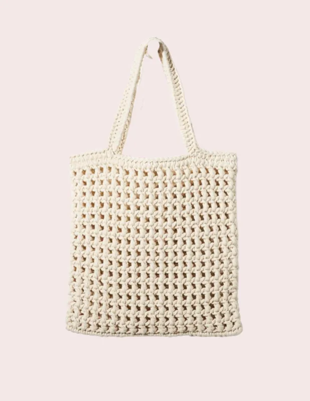 Maxi Beach Tote - Ecru sold by Argot Swim