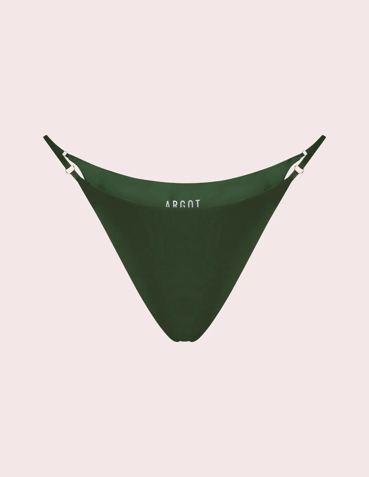 Eleanor Adjustable String Bottom in Palm sold by Argot Swim