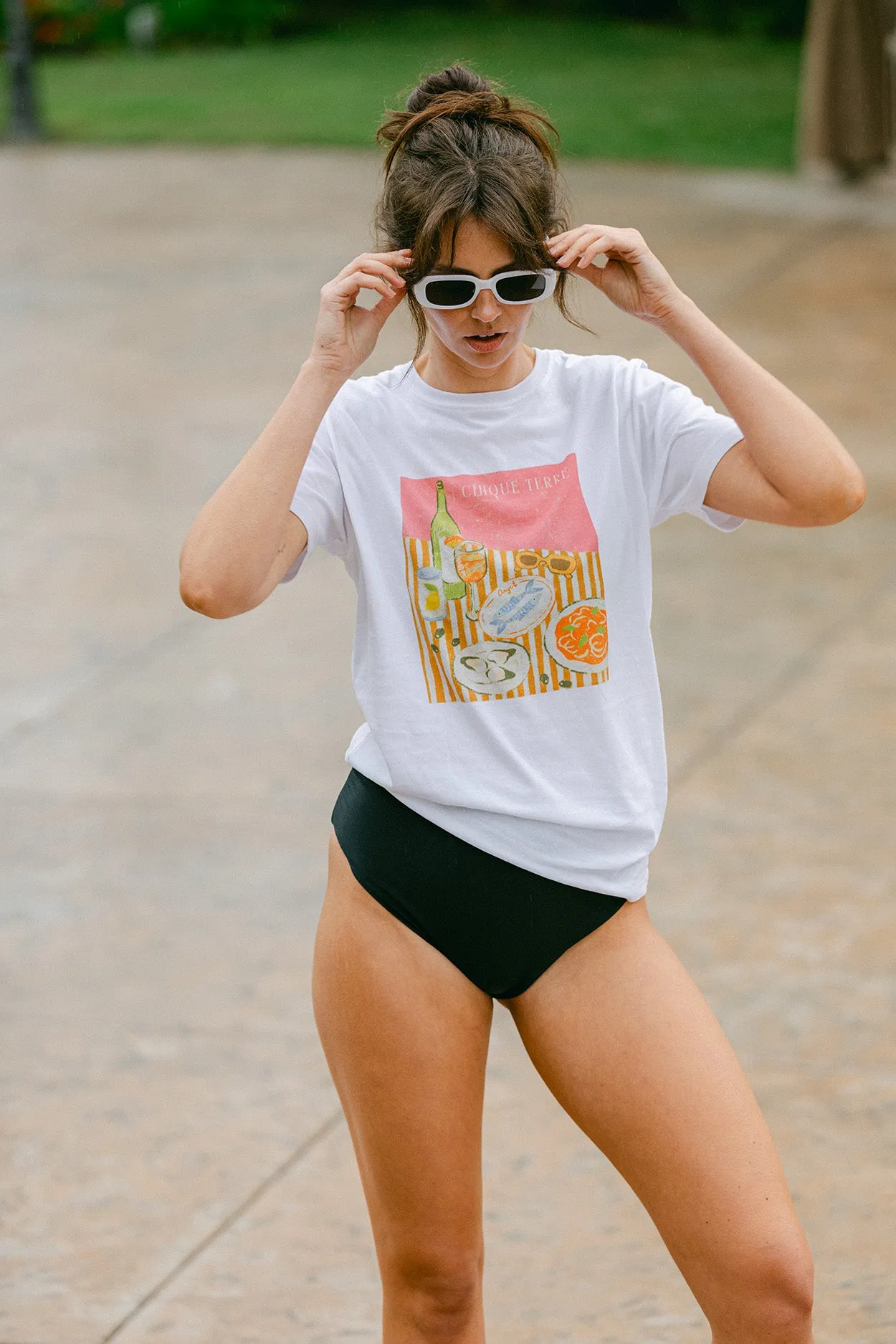Cinque Terre Novelty Tee sold by Argot Swim product image thumbnail 3