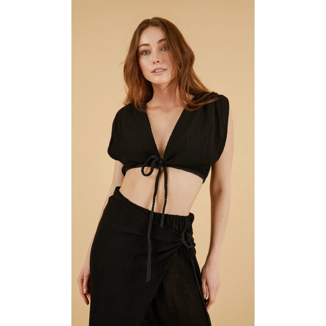 Camila Top - Black sold by Argot Swim product image thumbnail 3