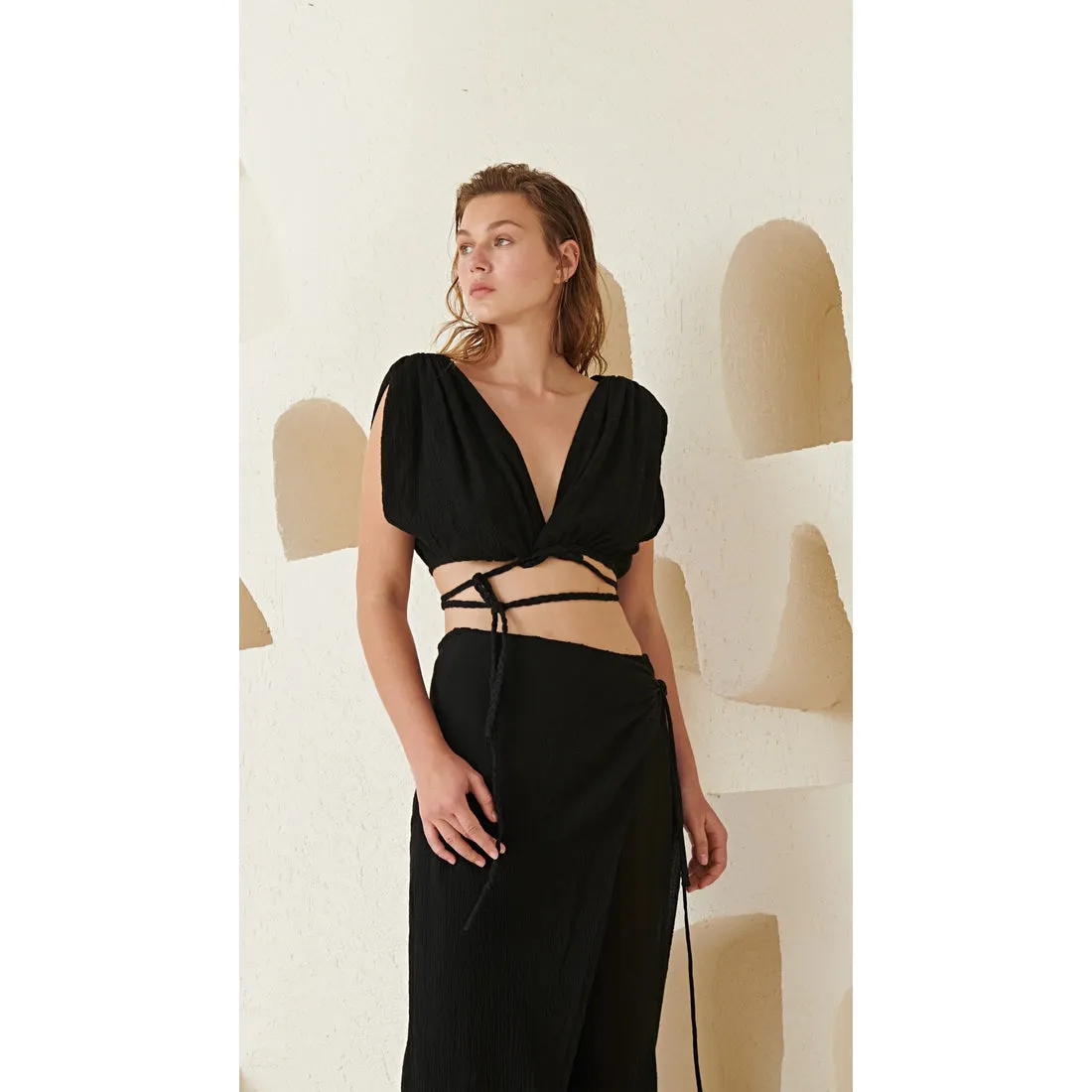 Camila Top - Black sold by Argot Swim product image thumbnail 2