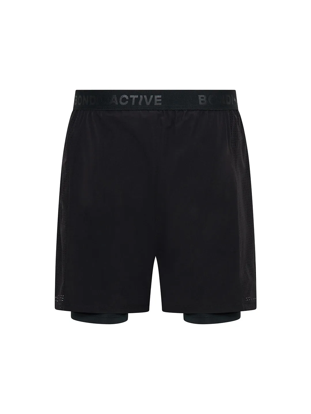 2 in 1 Run Short - Black sold by Bondi Active product image thumbnail 4