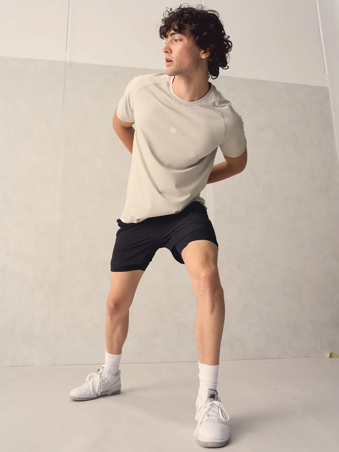 2 in 1 Run Short - Black sold by Bondi Active product image thumbnail 2