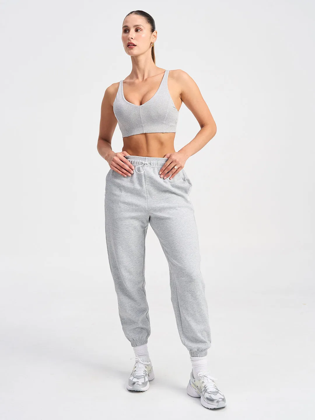 Interlock Trackie  - Grey Marle sold by Bondi Active product image thumbnail 5