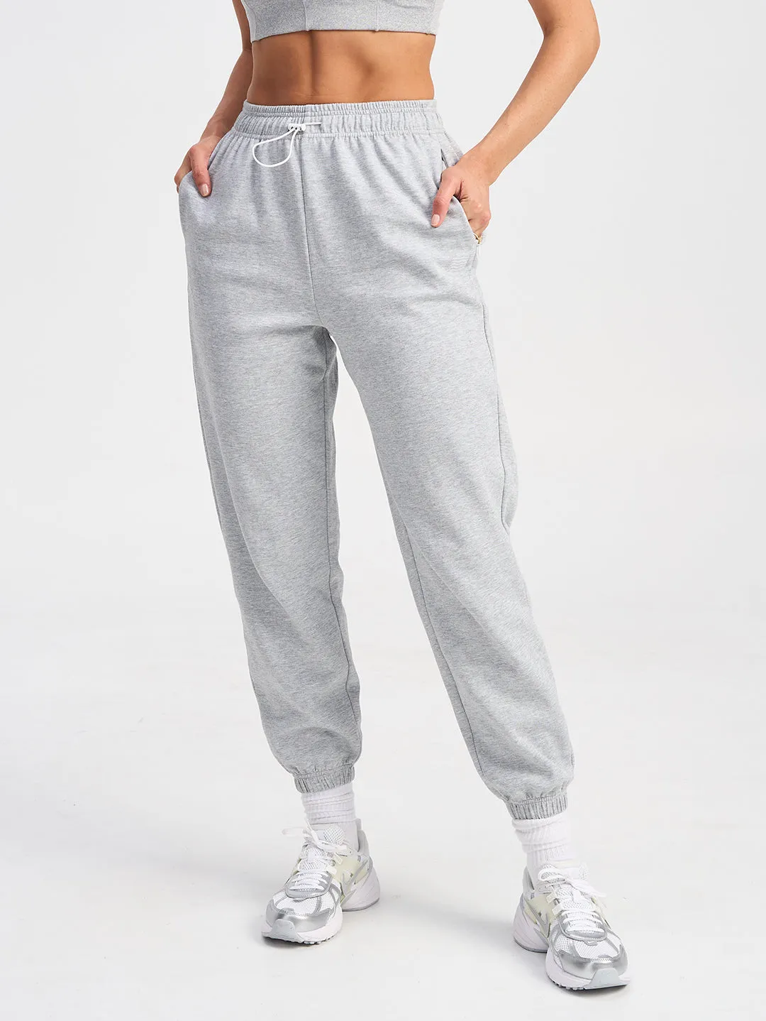Interlock Trackie  - Grey Marle sold by Bondi Active product image thumbnail 2
