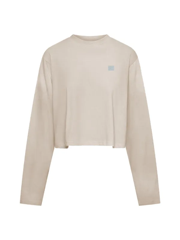 Longsleeve B.A Crop Ecru sold by Bondi Active