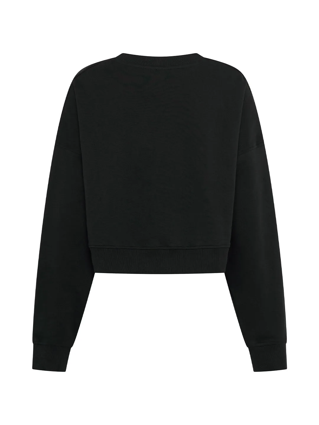 Cropped Interlock Sweat  - Black sold by Bondi Active product image thumbnail 3