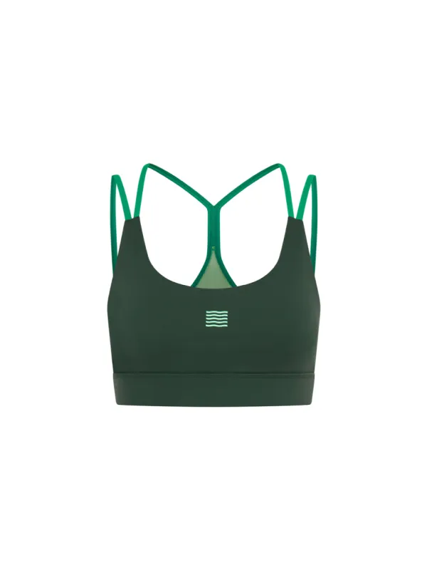 Strappy Bra - Green sold by Bondi Active