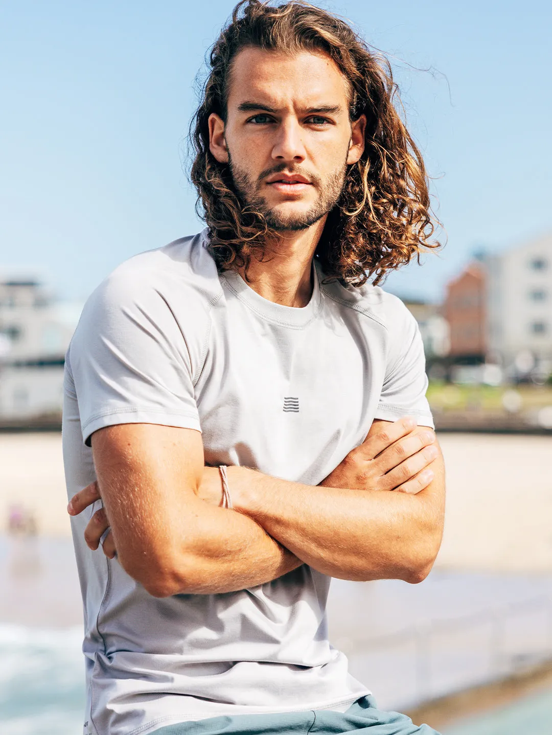 Tide Tech Tee Oyster sold by Bondi Active product image thumbnail 2