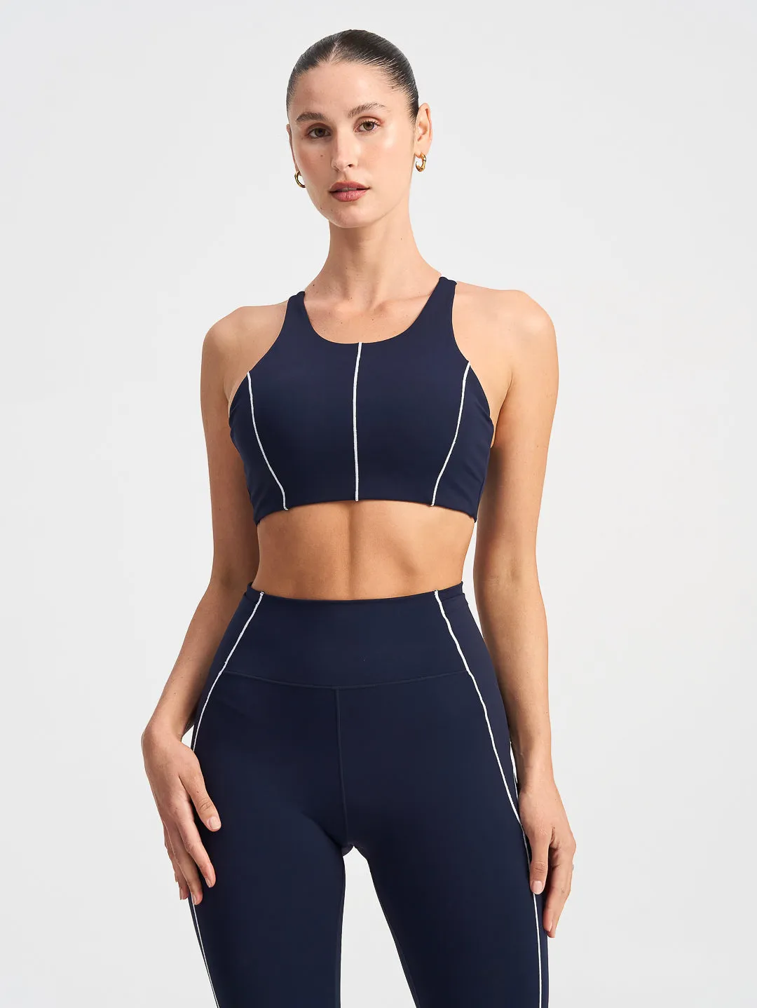High Neck Bra - Navy sold by Bondi Active product image thumbnail 2