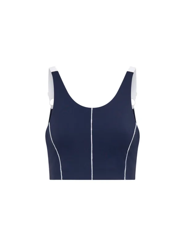 High Neck Bra - Navy sold by Bondi Active