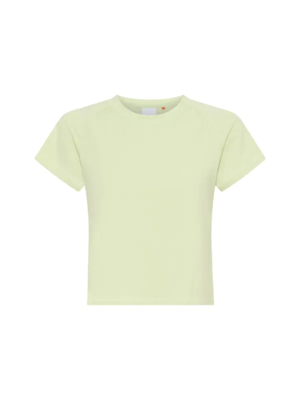 Cropped Tech Tee - Green sold by Bondi Active