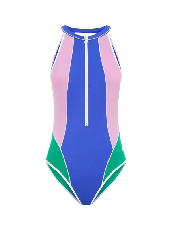 Hybrid Swimsuit - Cobalt Multi sold by Bondi Active