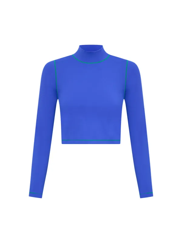 Sports Club Rashie - Cobalt sold by Bondi Active