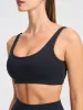 SCOOP NECK CROP - Black sold by Bondi Active