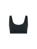 SCOOP NECK CROP - Black sold by Bondi Active
