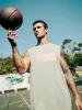 OVERSIZED GRAPHIC TANK - Cocoa sold by Bondi Active