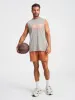 OVERSIZED GRAPHIC TANK - Cocoa sold by Bondi Active