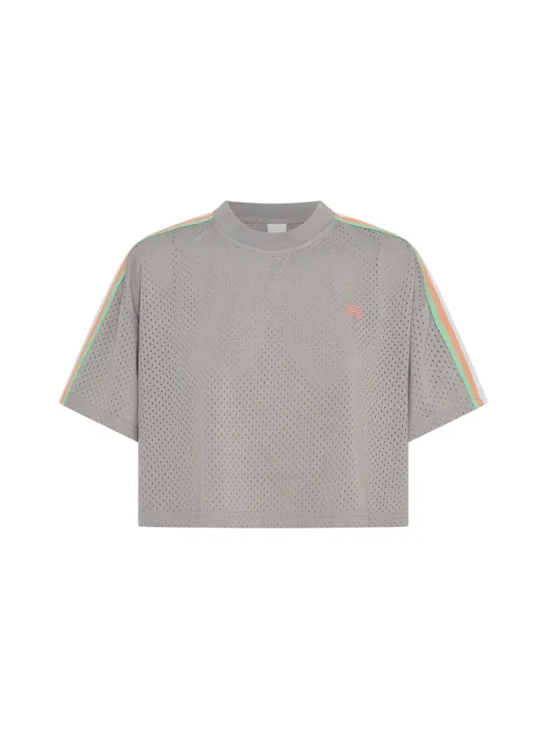 OVERSIZED CROPPED MESH TEE sold by Bondi Active