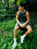TRYOUT MESH TANK - Folkstone Gray sold by Bondi Active