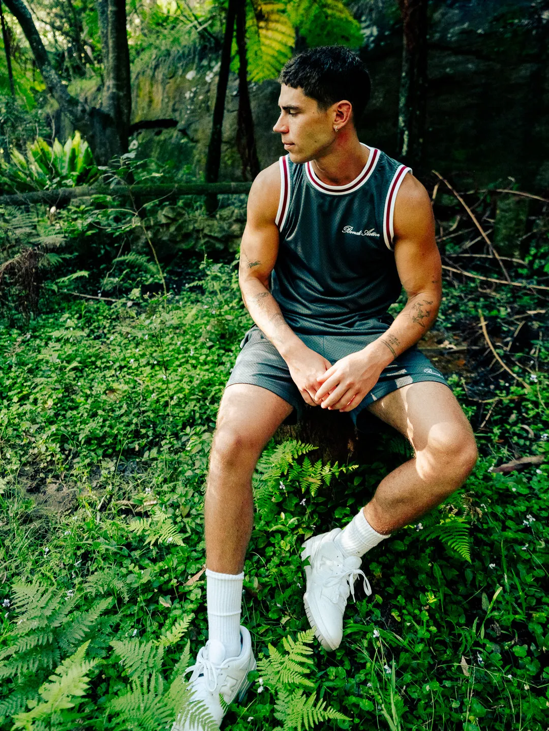 TRYOUT MESH TANK - Folkstone Gray sold by Bondi Active product image thumbnail 2