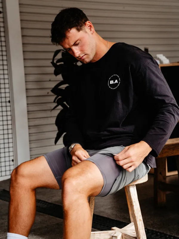 EVOLVE 2 IN 1 SHORTS - Silver Blue sold by Bondi Active