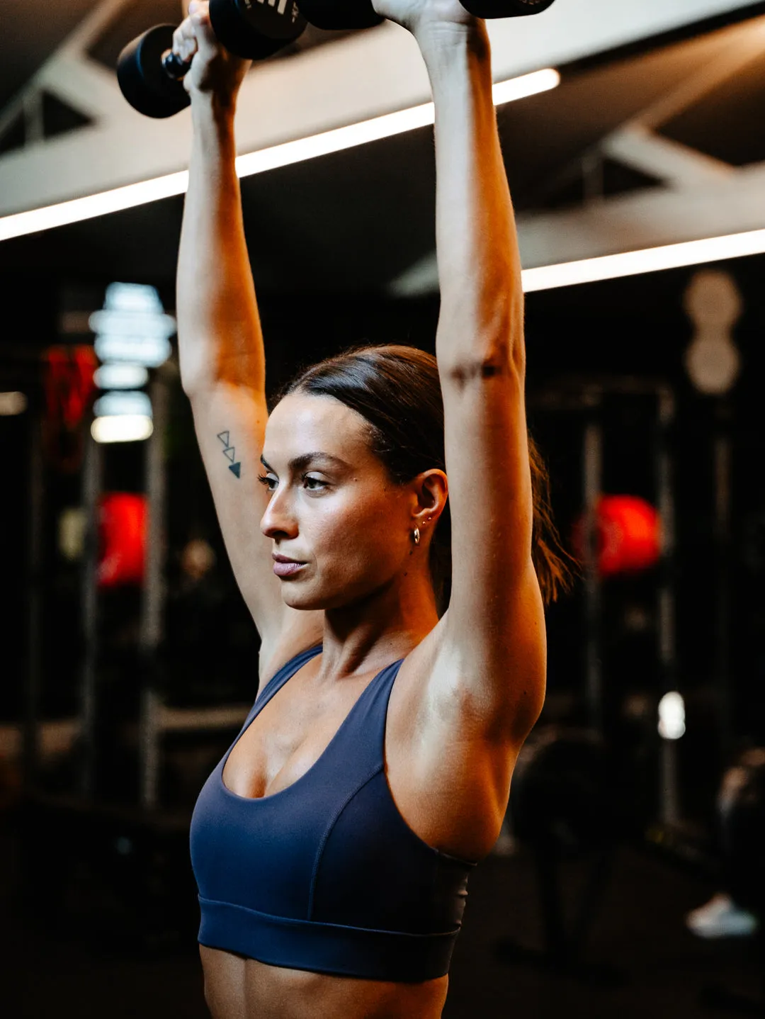 EVOLVE HIGH SUPPORT BRA - SHADOW sold by Bondi Active