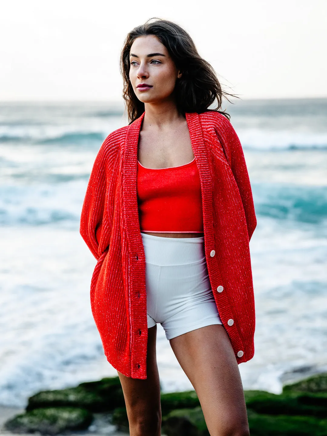 CLUBHOUSE OVERSIZED CARDIGAN sold by Bondi Active product image thumbnail 3