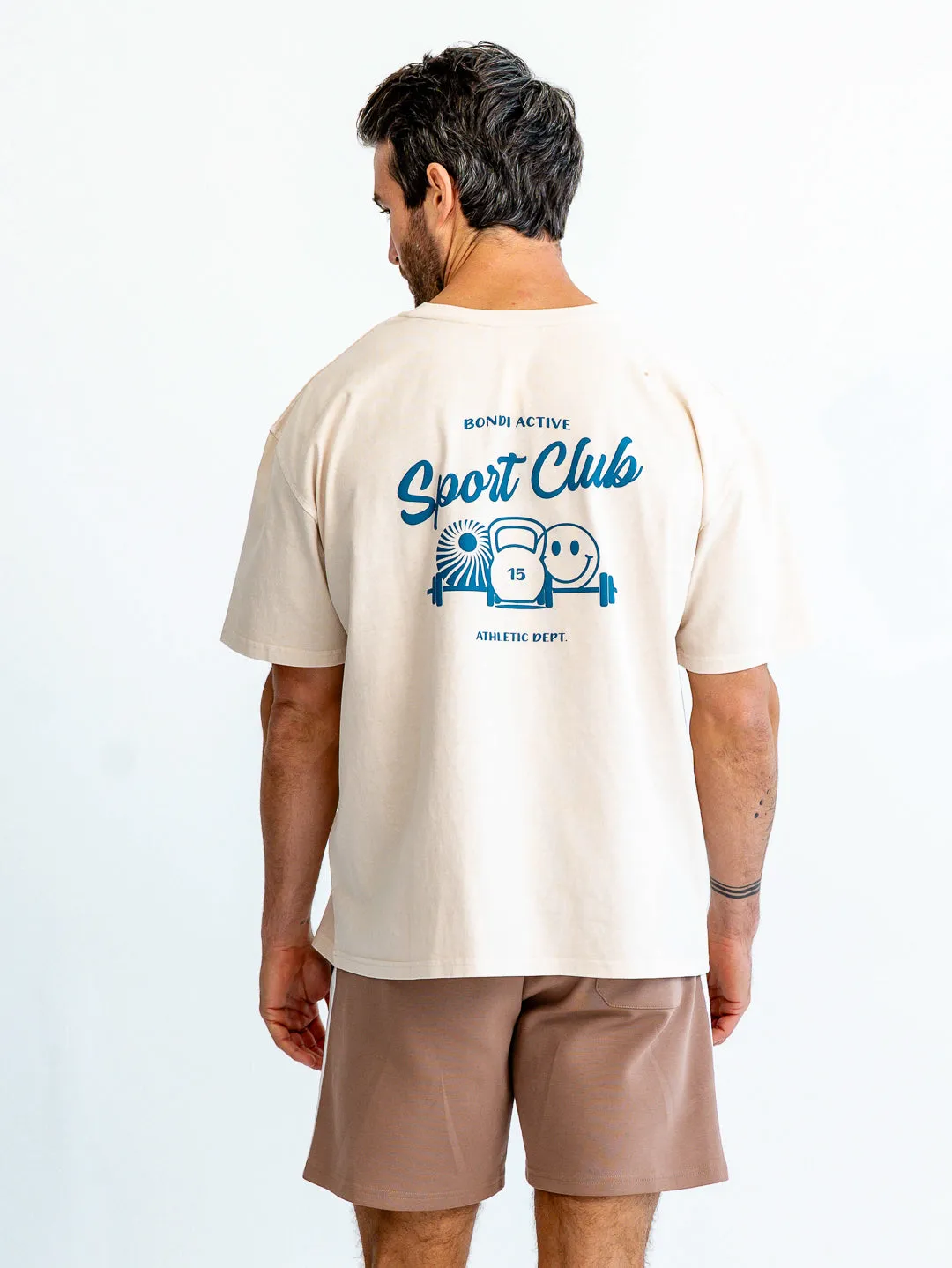 ATHLETIC DEPT. OVERSIZED TEE - OAT sold by Bondi Active product image thumbnail 5
