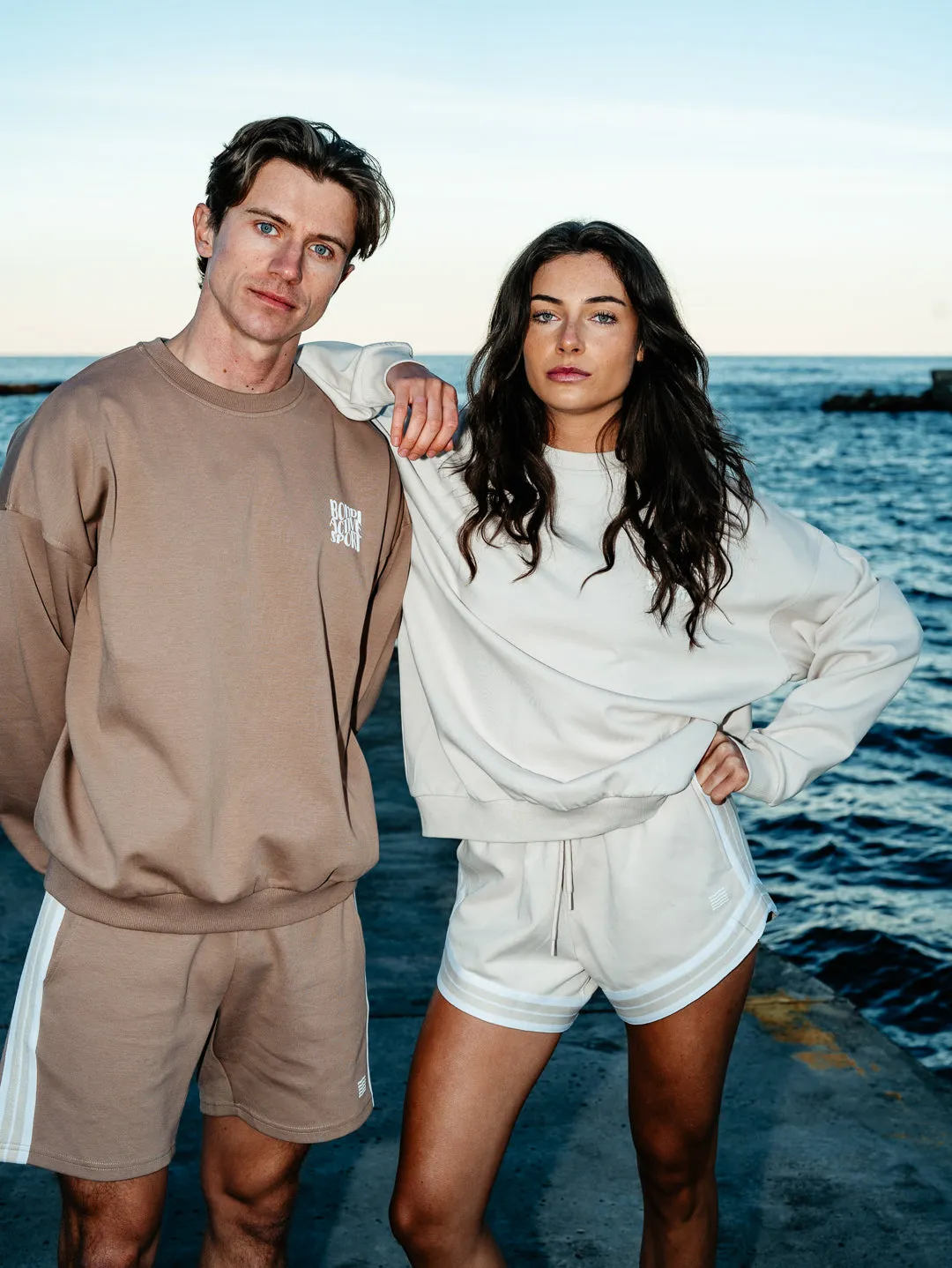 REST DAY SHORT - GREIGE sold by Bondi Active product image thumbnail 4