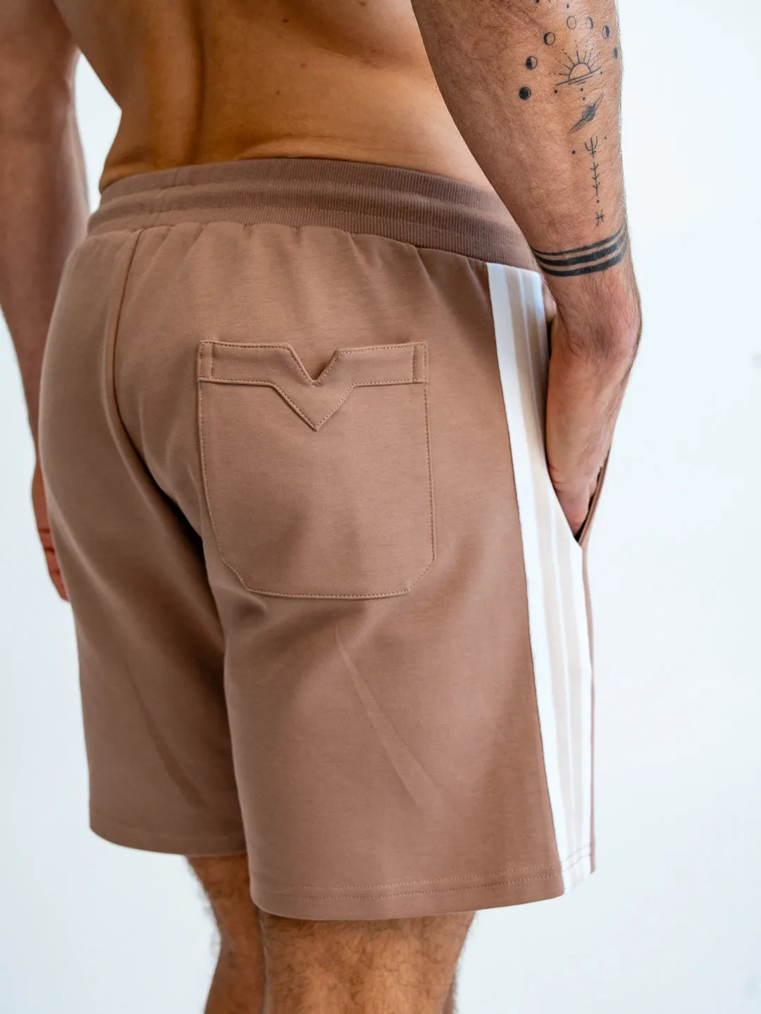 REST DAY SHORT - GREIGE sold by Bondi Active product image thumbnail 3