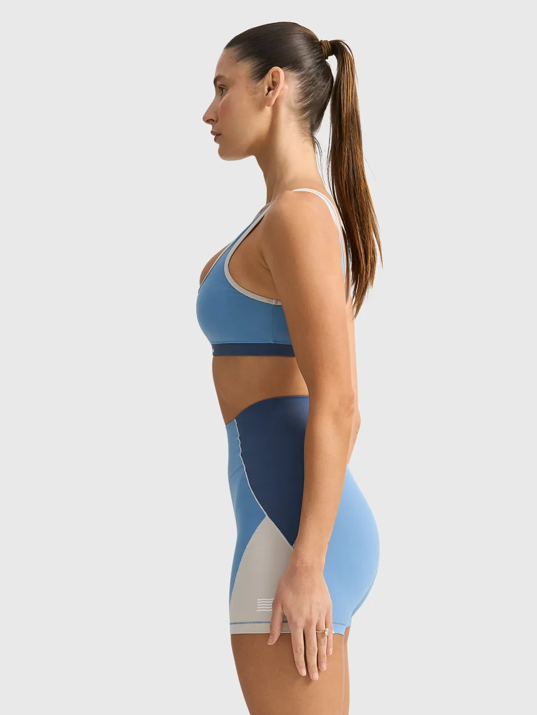 SPORT CLUB SCOOP NECK BRA - BLUE sold by Bondi Active product image thumbnail 3