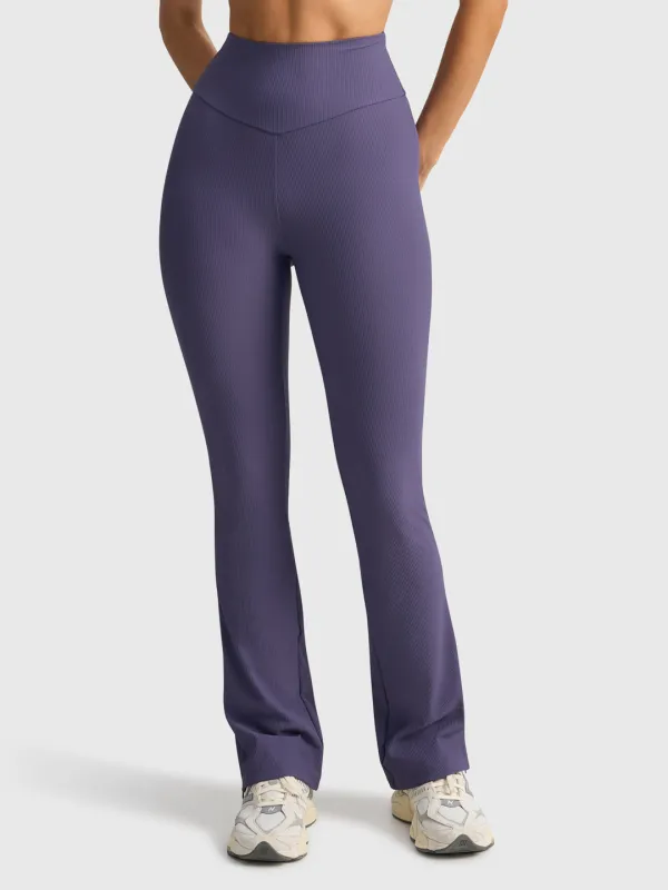 REPETITION RIB FLARE LEGGING sold by Bondi Active