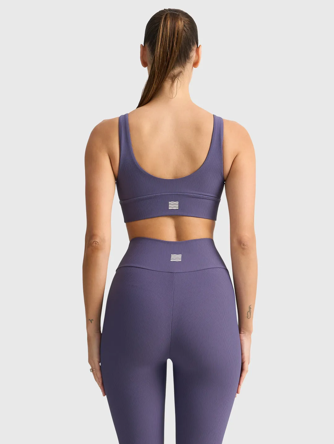 REPETITION RIB CROP - DEEP SEA sold by Bondi Active product image thumbnail 3