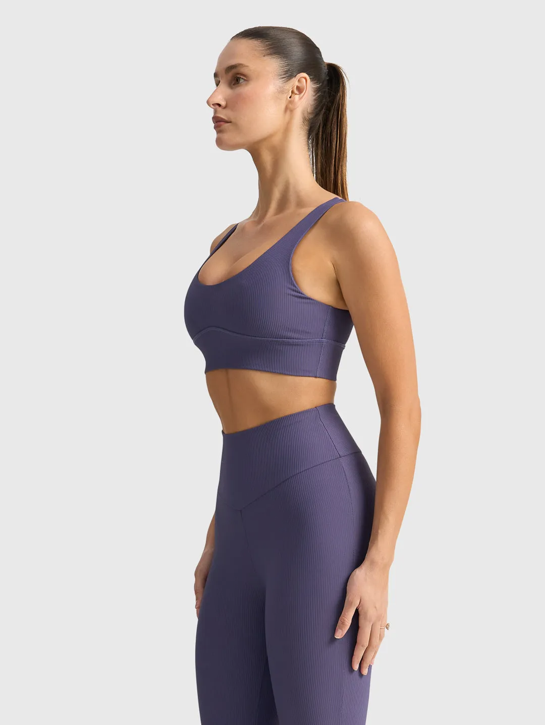 REPETITION RIB CROP - DEEP SEA sold by Bondi Active product image thumbnail 4