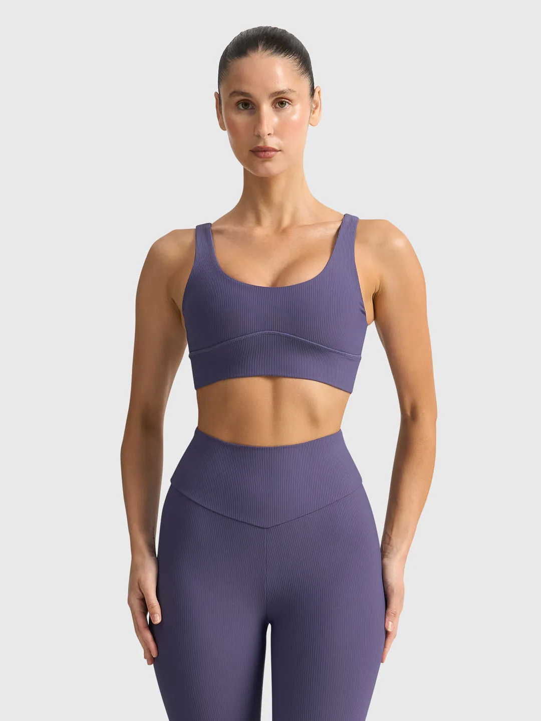 REPETITION RIB CROP - DEEP SEA sold by Bondi Active