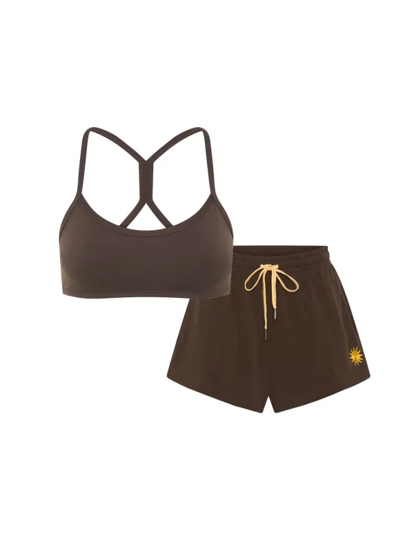 Chocolate Shorties Set - Save 20% made by Bondi Active