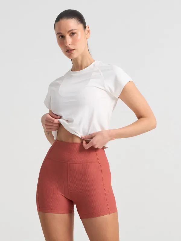 GLORY DAYS RAGLAN PERFORMANCE TEE - WHITE sold by Bondi Active