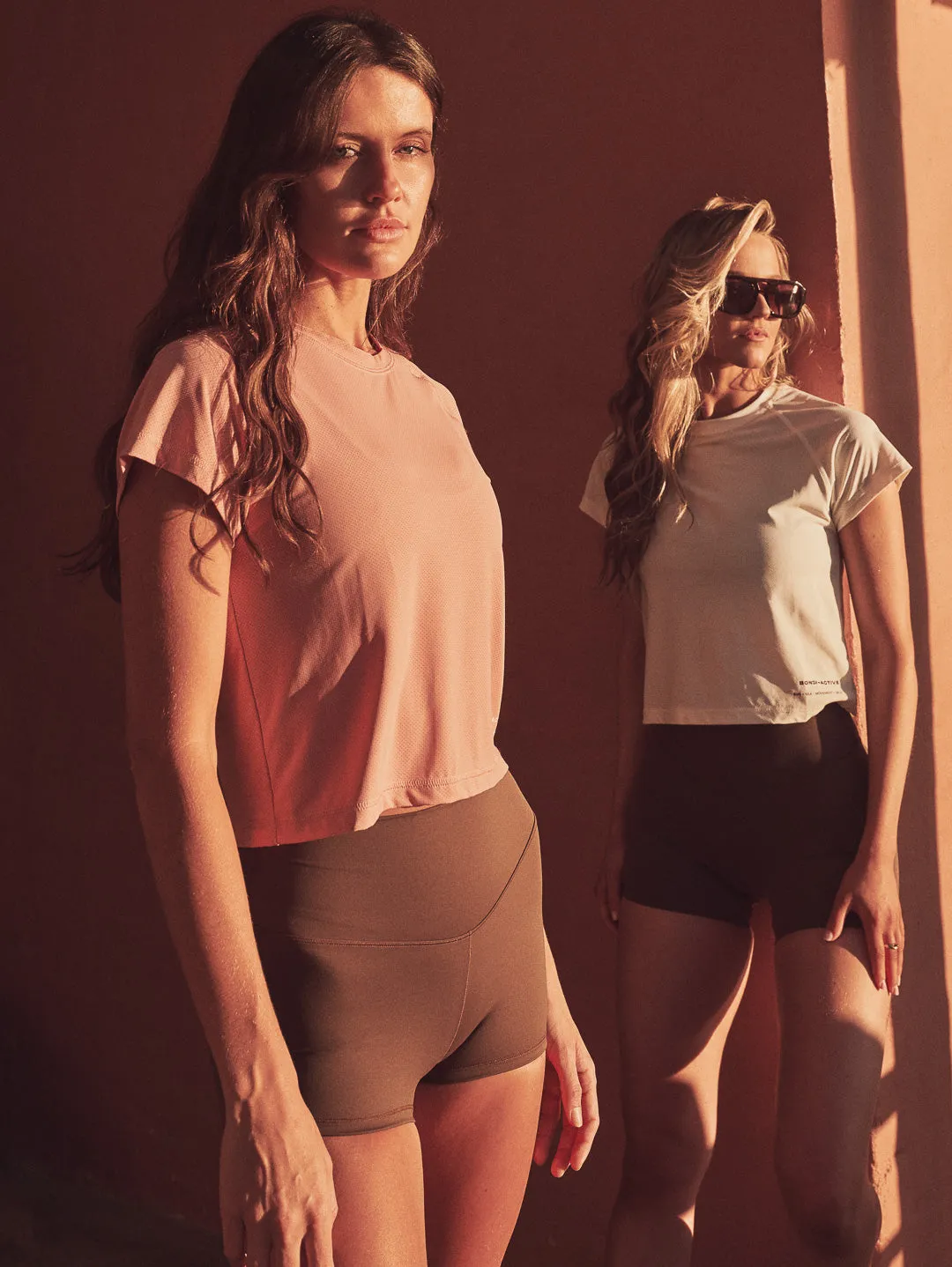 GLORY DAYS RAGLAN PERFORMANCE TEE - BLUSH sold by Bondi Active product image thumbnail 2