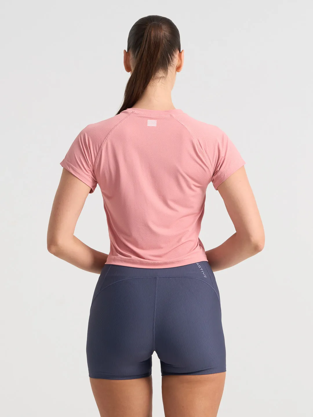 GLORY DAYS RAGLAN PERFORMANCE TEE - BLUSH sold by Bondi Active product image thumbnail 4