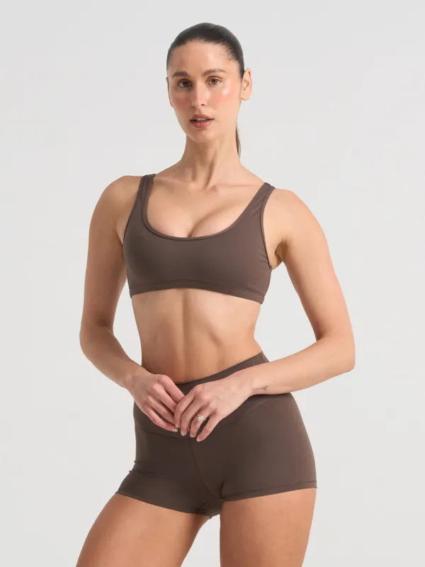 BASELINE SCOOP CROP - CHOCOLATE sold by Bondi Active