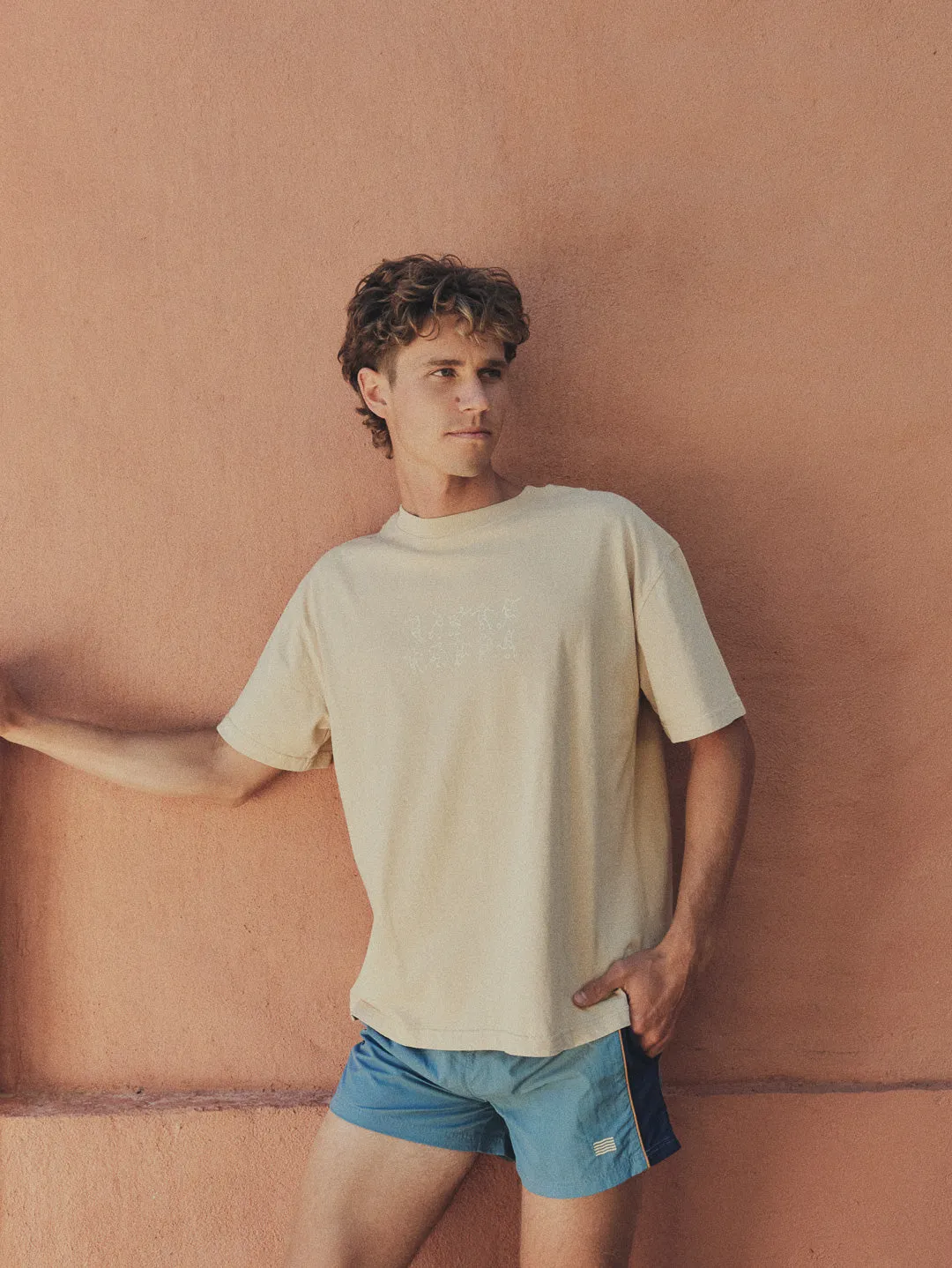 GLORY DAYS TECHNIQUE TEE - GILDED BEIGE sold by Bondi Active product image thumbnail 3