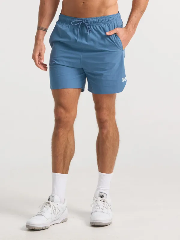 GLORY DAYS GYM SHORT - BLUE sold by Bondi Active