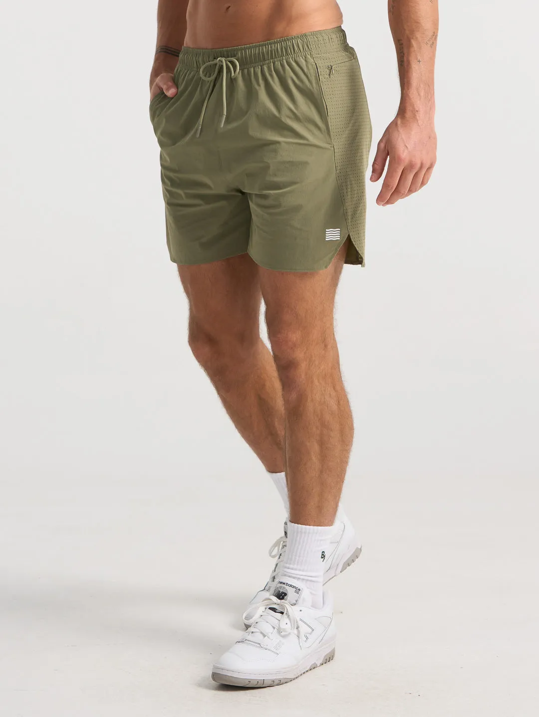 GLORY DAYS GYM SHORT - KHAKI sold by Bondi Active product image thumbnail 2
