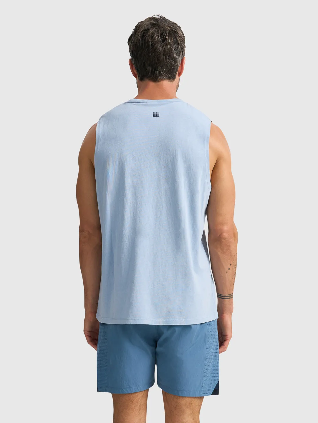 GLORY DAYS MUSCLE TANK - SKY sold by Bondi Active product image thumbnail 3