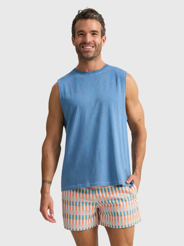 NO DAYS OFF TANK - SMOKEY BLUE made by Bondi Active